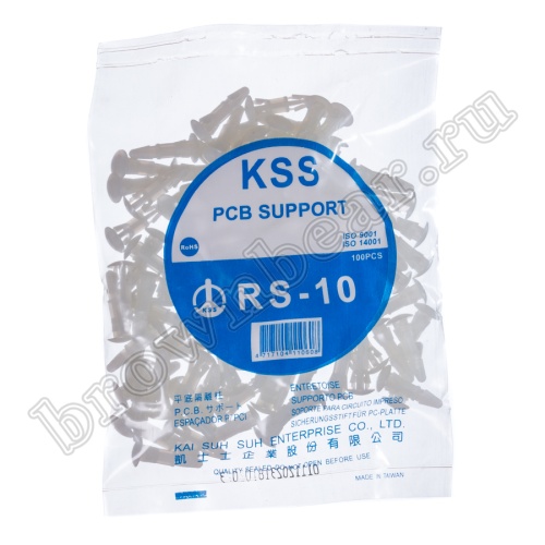 Стойка пластиковая для печатных плат, нейлоновая, кратно 100 шт. RS-10 фото 3