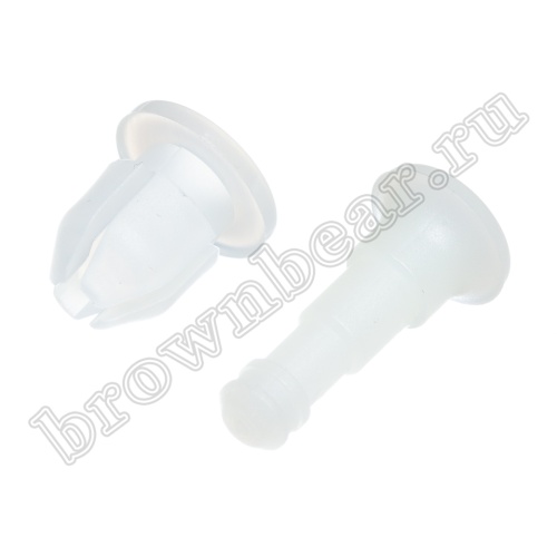 Клипса-заклёпка пластиковая, нейлоновая, упаковка 100 шт. SR-1010 фото 2