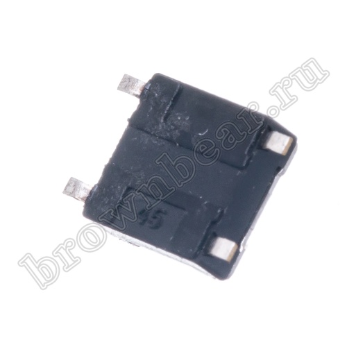 Кнопка тактовая влагозащищенная SMD, 6х6 мм, h=4.3 мм, 4 контакта SWT-54 фото 4