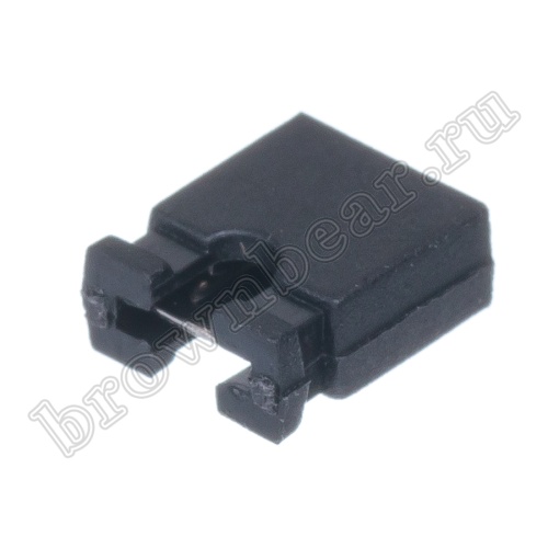 Джампер-перемычка 6.0 мм, шаг 2.54 мм, открытый, 2 контакта фото 2