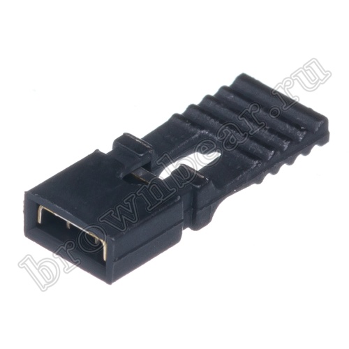 Джампер-перемычка 14.0 мм, шаг 2.54 мм, открытый, 2 контакта