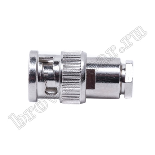 Разъем BNC штекер на кабель RG-58,  пайка BNC-S58P фото 2