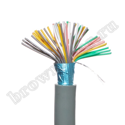 Кабель 50 проводов экранированный сигнальный