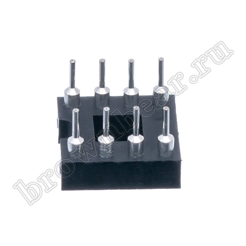 Панелька для микросхем DIP 8 цанговая фото 5