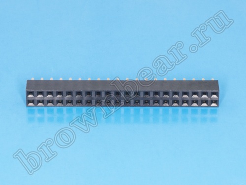 Разъем 2х20 гнездо на плату, шаг 2мм фото 4
