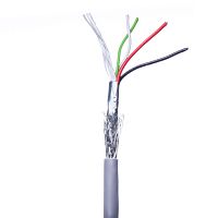 Кабель сигнальный USB2.0, 4 провода, бухта 50м, серый 