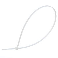 Стяжка (хомут) нейлоновая 368 х 3.6 мм, белая, упаковка 100 шт. CV-368S