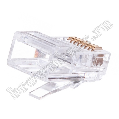 Разъём RJ-45 (8P8C), вилка под многожильную витую пару TPR-8P8C фото 5