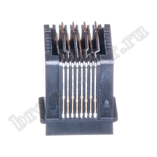 Разъём RJ-45 гнездо на плату, 8P8C, тип 2 TJ2-8P8C фото 3