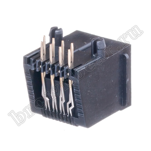 Разъём RJ-45 гнездо на плату, 8P8C, тип 2 TJ2-8P8C фото 10