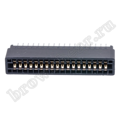 Слот (краевой разъём) 36 контактов на плату фото 5