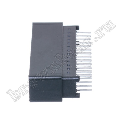 Слот (краевой разъём) 26 контактов на плату фото 5