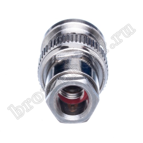 Разъем BNC штекер на кабель RG-59, пайка BNC-S59P фото 3