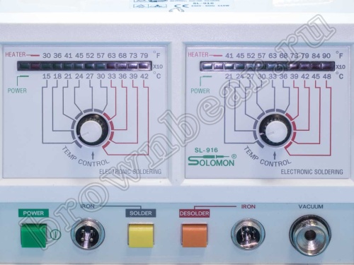 Паяльная станция Solomon 220В для пайки/выпаивания фото 4