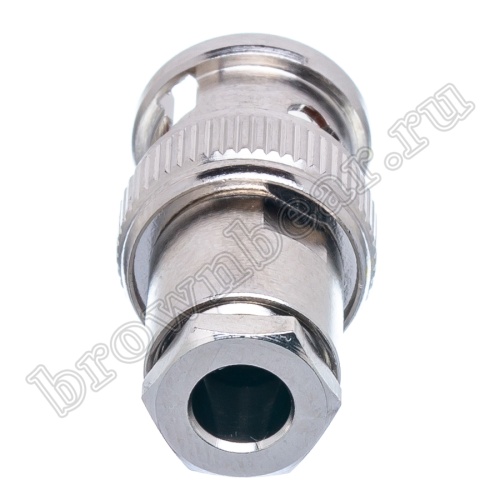 Разъем BNC штекер на кабель RG-58,  пайка BNC-S58P фото 9