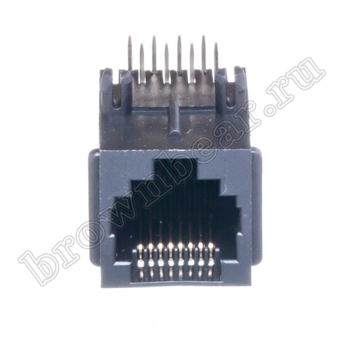 Разъём RJ-45 гнездо на плату, 8P8C, тип 2 TJ2-8P8C фото 8