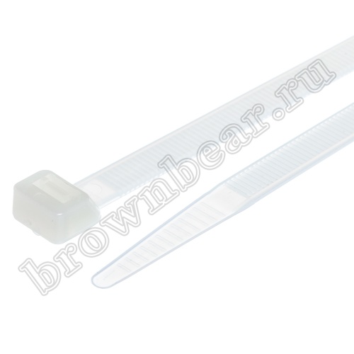 Стяжка (хомут) нейлоновая 340 x 7.6 мм, белая, упаковка 100 шт. CV-340 фото 4