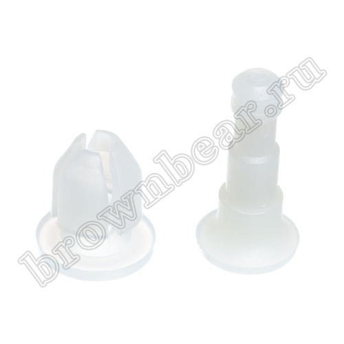 Клипса-заклёпка пластиковая, нейлоновая, упаковка 100 шт. SR-1010 фото 3