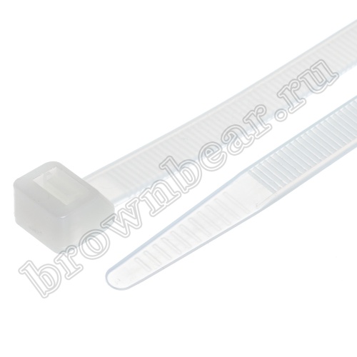 Стяжка (хомут) нейлоновая 550 х 8 мм, белая, упаковка 100 шт. CV-550 фото 4