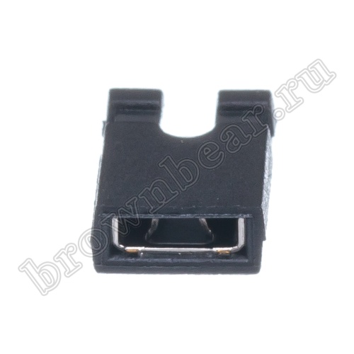 Джампер-перемычка 6.0 мм, шаг 2.54 мм, открытый, 2 контакта фото 5