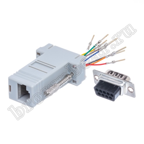 Переходник D-SUB 9 вилка - RJ45 гнездо GC-9MT8 фото 2