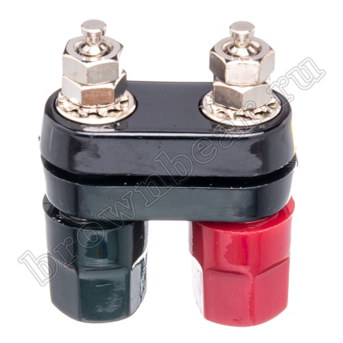 Клемма приборная сдвоенная для разъема Banana, тип 1 (гнездо), красная и черная BPD-1 фото 5