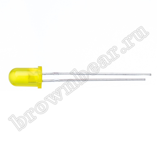 Светодиод индикаторный d=5мм, желтый, 15.0 mcd фото 5