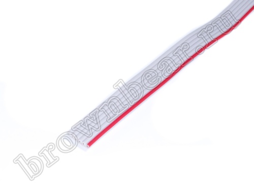 Кабель плоский, шлейф 6 проводников, шаг 1.27 мм