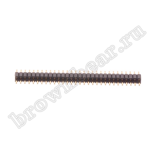 Разъем штыревой однорядный на плату, 1х30, шаг 1.27мм фото 4