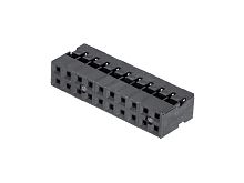 Разъем 2х10 гнездо на кабель, шаг 2мм, с контактами