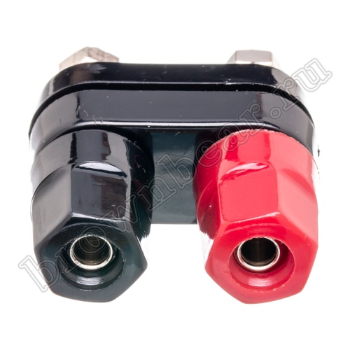 Клемма приборная сдвоенная для разъема Banana, тип 1 (гнездо), красная и черная BPD-1 фото 2