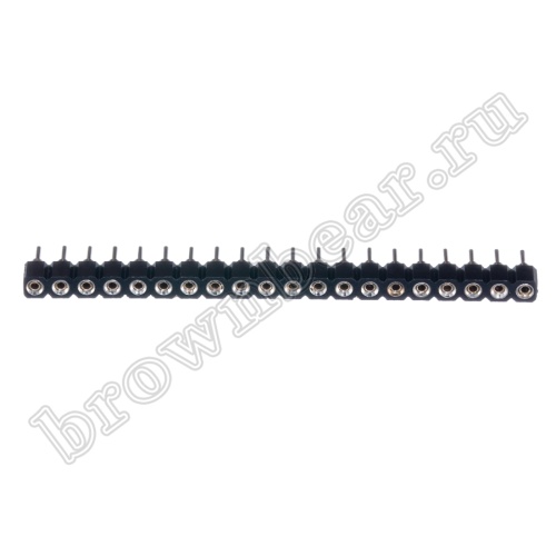 Панелька для микросхем SIP 20 цанговая, однорядная фото 2