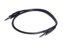 Кабель (шнур) аудио, mini Jack 3.5мм штекер – mini Jack 3.5мм штекер, 0.5 метра