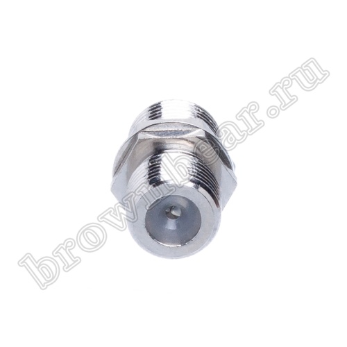 Переходник F, гнездо-гнездо F-I фото 3