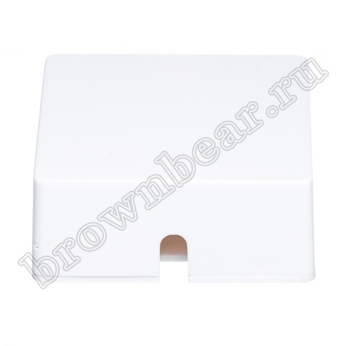 Розетка телефонная накладная одинарная RJ-11, белая  фото 5