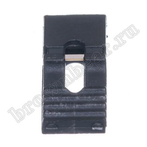 Джампер-перемычка 14.0 мм, шаг 2.54 мм, открытый, 2 контакта фото 3