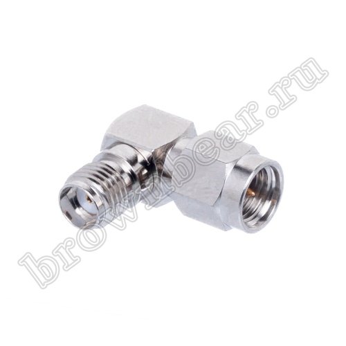 Переходник угловой SMA, гнездо-вилка SMA-LPJ фото 4