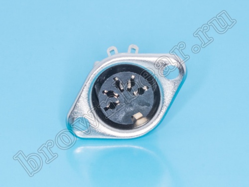 Гнездо DIN 5 контактов на блок, 45 градусов DN-5FB1 фото 3