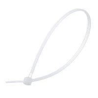Стяжка (хомут) нейлоновая 200 х 2.5 мм, белая, упаковка 100 шт. CV-200M