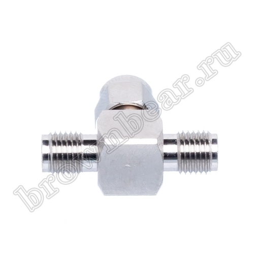 Переходник-тройник SMA, гнездо-вилка-гнездо SMA-T фото 2