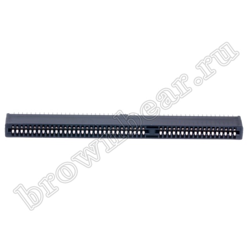 Слот (краевой разъём) 98 контактов на плату фото 4