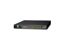 XGS3-24242 Управляемый L3 стекируемый коммутатор Planet, 24 порта SFP 100/1000Мбит/с, 12 combo RJ-45/SFP портов 100/1000Мбит/с, 4 порта SFP+ 10Гбит/с