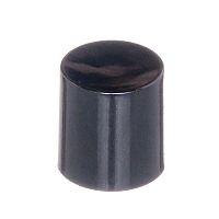 Колпачок круглый для мини кнопки, черный, тип 2 PSM1-K-4-B