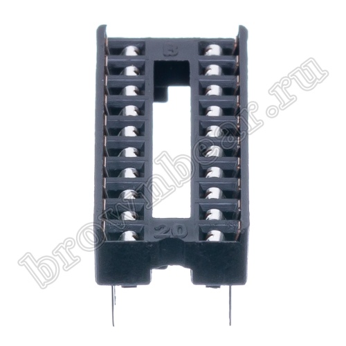 Панелька для микросхем DIP 20, кратно 24 шт. фото 2