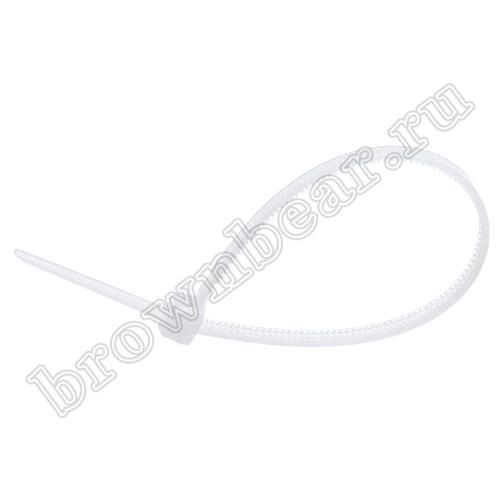 Стяжка (хомут) нейлоновая 150 х 3.6 мм, белая, упаковка 100 шт. CV-150 фото 5