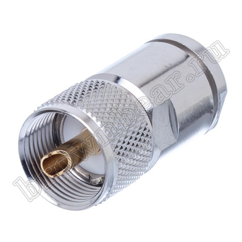 Разъем UHF штекер на кабель, RG-8, пайка UHF-S8P