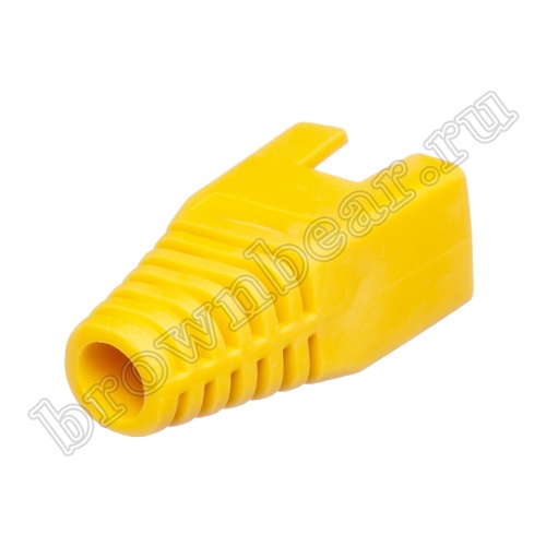Колпачок изолирующий для разъёма RJ-45, желтый TPC-1/Y фото 2