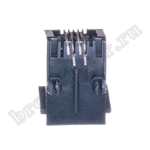 Разъём RJ-11 гнездо на плату, 6P4C, тип 2 TJ2-6P4C фото 4