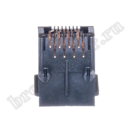 Разъём RJ-45 гнездо на плату, 8P8C, тип 2 TJ2-8P8C фото 4