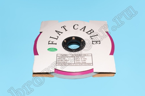 Кабель плоский, шлейф 16 проводников, шаг 1.27 мм фото 3